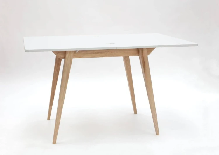 Stół rozkładany ENVELOPE 90-130 cm Bialy