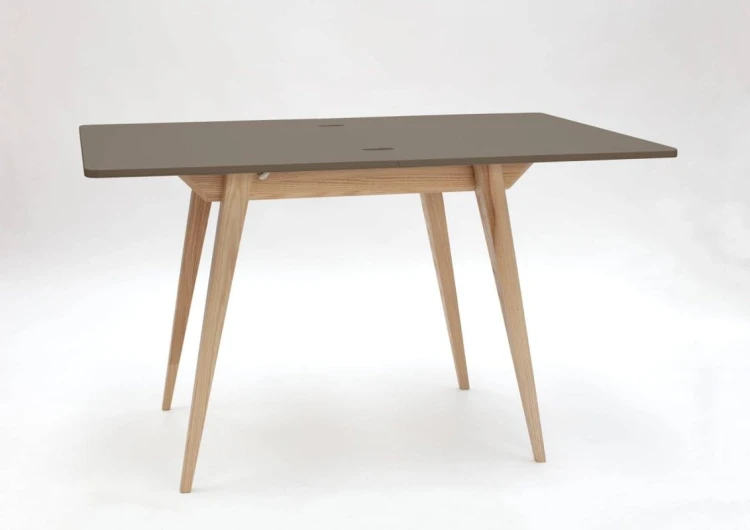 Stół rozkładany ENVELOPE 90-130 cm kolor bobrza glina