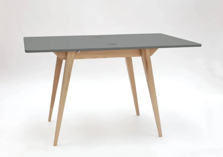 Stół rozkładany ENVELOPE 90-130 cm kolor Ciemnoszary