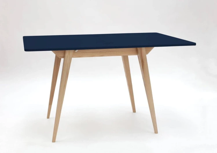Stół rozkładany ENVELOPE 90-130 cm kolor Granatowy