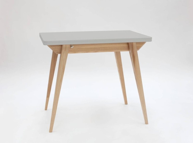 Stół rozkładany ENVELOPE 90-130 cm Jasnoszary