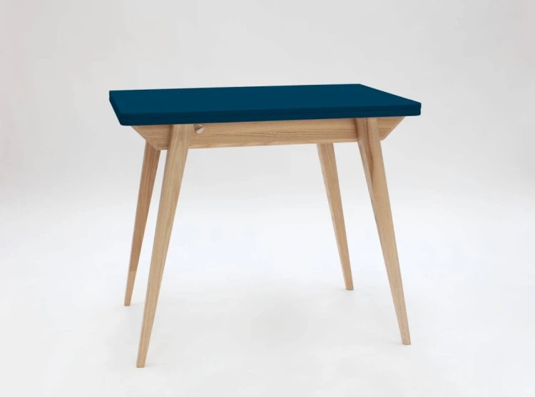 Stół rozkładany ENVELOPE 90-130 cm Petrol Blue