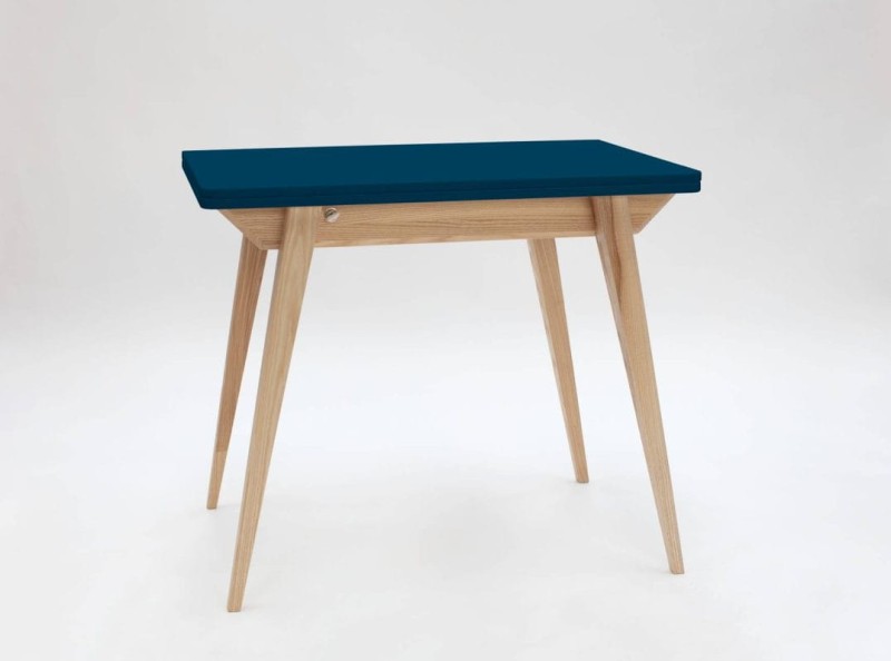 Stół rozkładany ENVELOPE 90-130 cm Petrol Blue
