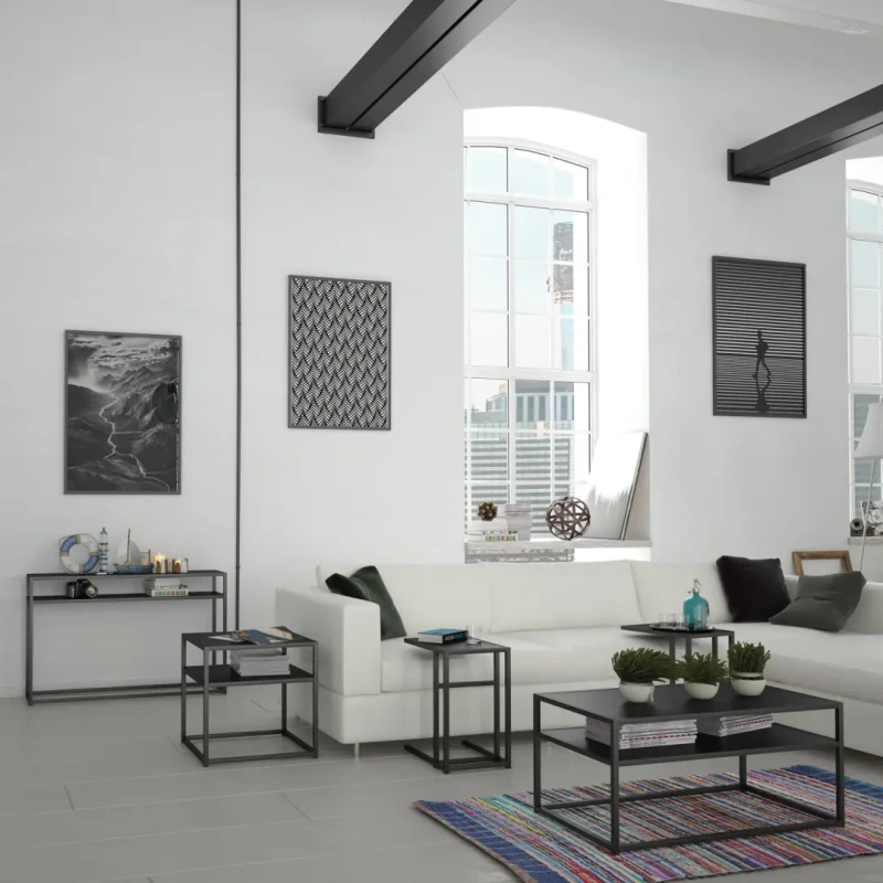 Stolik pomocniczy Symphony D 45x30 cm czarny