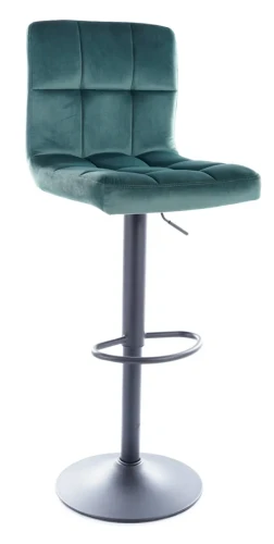 Hoker tapicerowany C-105 Velvet Bluvel 78 zielony