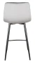 Hoker tapicerowany Mila H-2 Velvet Bluvel 14 szary