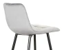 Hoker tapicerowany Mila H-2 Velvet Bluvel 14 szary