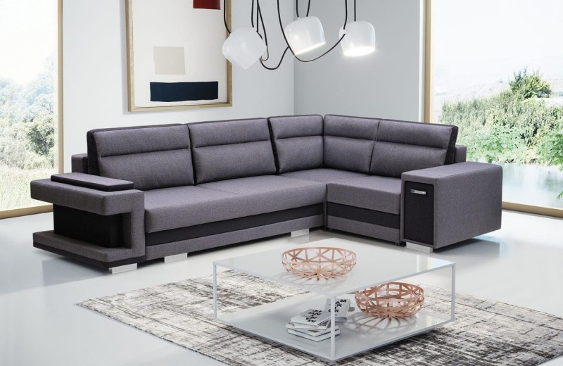 Narożnik tapicerowany rozkładany A1 Inari 94+Inari 100 Prawy