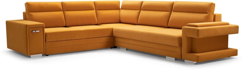 Narożnik tapicerowany rozkładany A2 Matt Velet 48