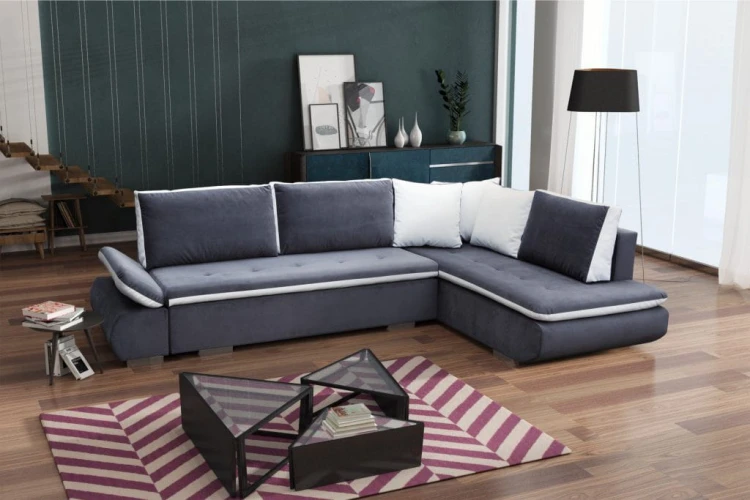Narożnik tapicerowany rozkładany Argent  Trinity 15 Soft 17 Prawy