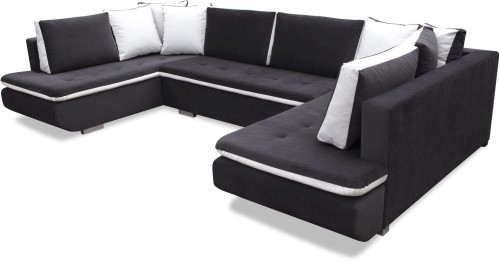 Narożnik tapicerowany rozkładany Argent U Trinity 15 + Soft 017