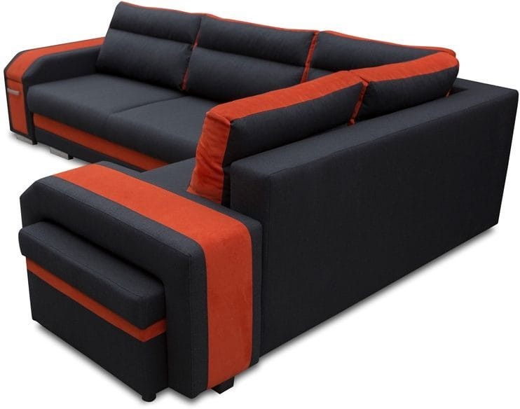 Narożnik tapicerowany rozkładany Assan