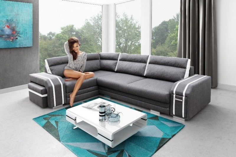 Narożnik tapicerowany rozkładany Avatar Inari 96 + Soft 017