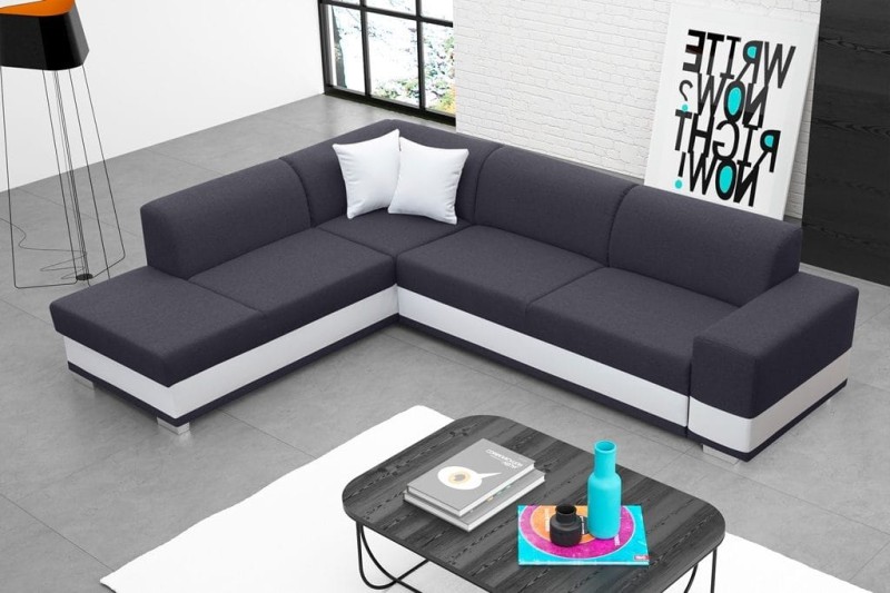 Narożnik tapicerowany rozkładany Darco inari 94 soft 017