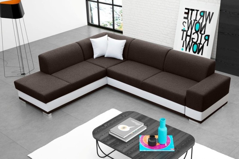 Narożnik tapicerowany rozkładany Darco Inari 27 + Soft 017