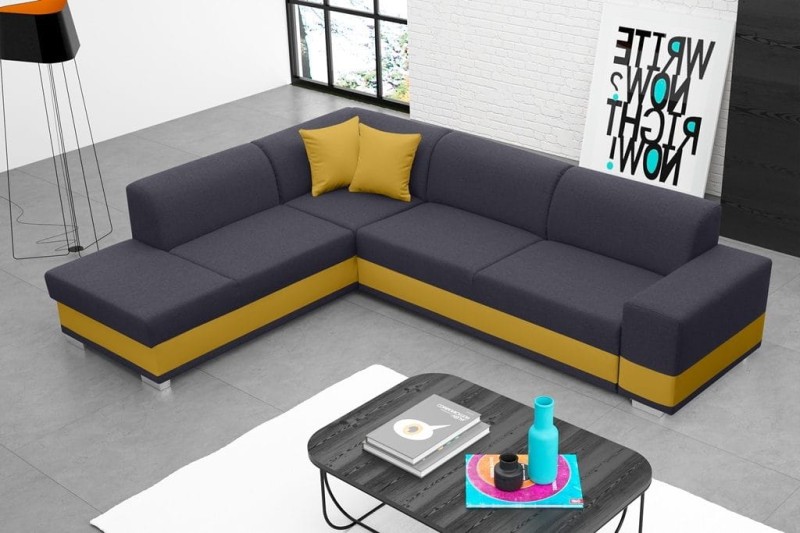 Narożnik tapicerowany rozkładany Darco inari 94 + Soft 12