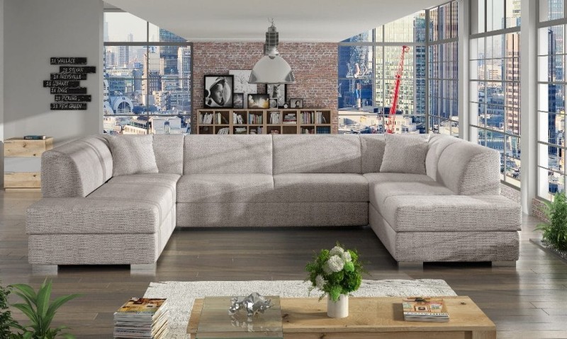 Narożnik tapicerowany rozkładany Darco U malmo 08