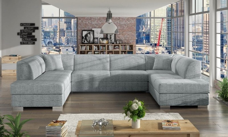 Narożnik tapicerowany rozkładany Darco U malmo 72