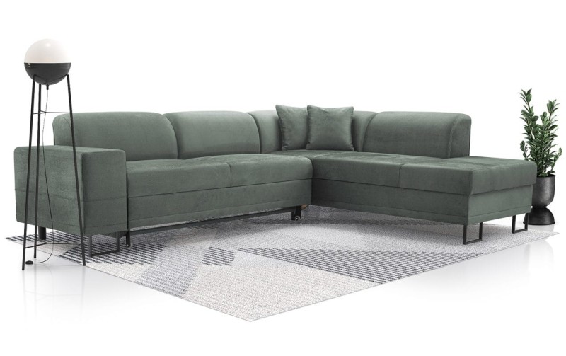 Narożnik tapicerowany rozkładany Disco Solar 72