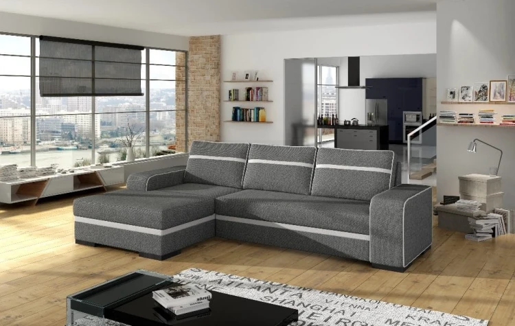 Narożnik tapicerowany rozkładany Finn Inari 94+ Soft 17 Lewy