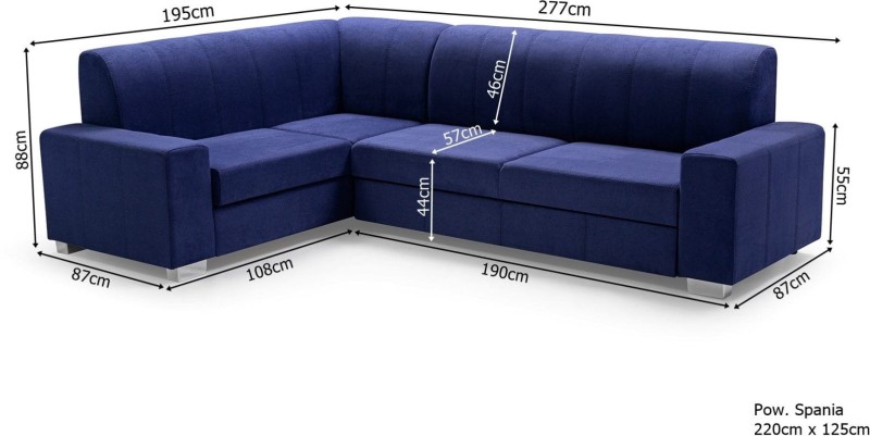 Narożnik tapicerowany Mecenas wymiary