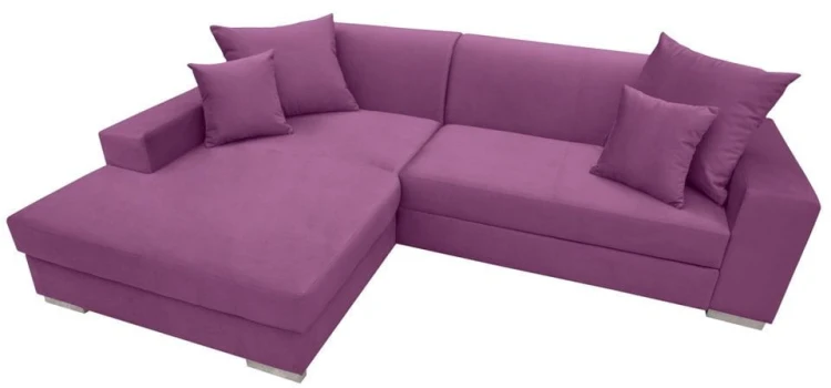Narożnik tapicerowany rozkładany Mexico fiolet 2311 casablanca