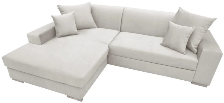 Narożnik tapicerowany rozkładany Mexico biały 2301 casablanca