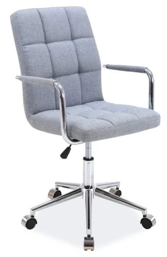 Fotel obrotowy Q-022 szary materiał