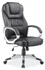 Fotel obrotowy Q-031 ekoskóra czarny