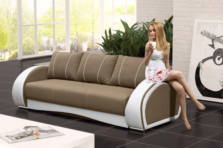 Sofa tapicerowana rozkładana Cher inari 23 + Soft 017