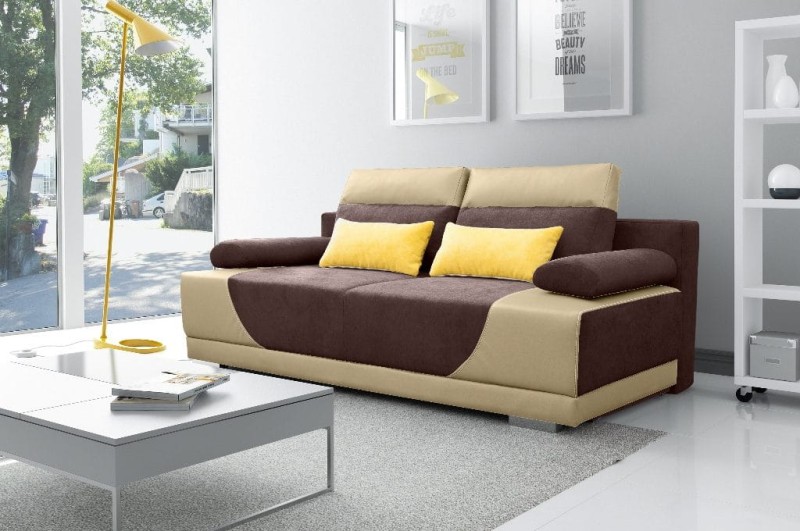 Sofa tapicerowana rozkładana Gregory aston 7 + soft 001