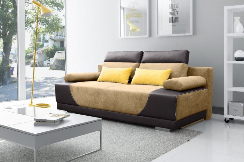 Sofa tapicerowana rozkładana Gregory aston 23 + soft 066