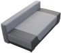 Sofa tapicerowana rozkładana Gregory