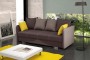 Sofa tapicerowana rozkładana Iga  Baza inari 27 wstawki inari 23