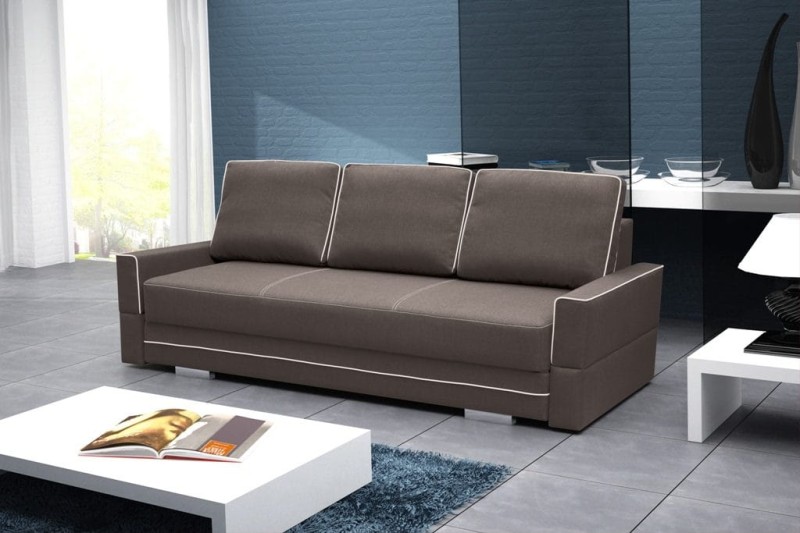 Sofa tapicerowana rozkładana Samanta B inari 27 + Soft 017