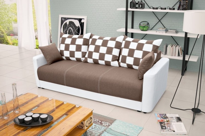 Sofa tapicerowana rozkładana Xara  inari 27 + Soft 017
