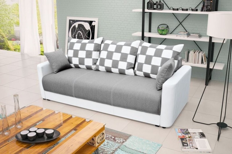 Sofa tapicerowana rozkładana Xara inari 91 + Soft 017