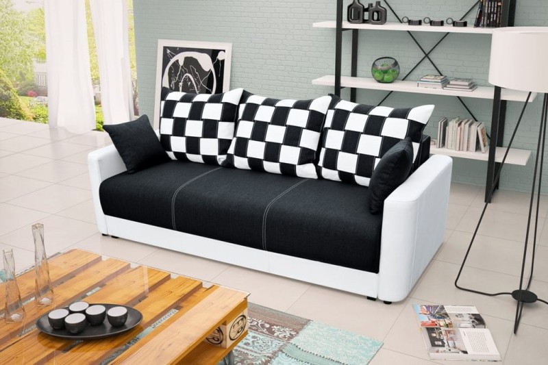 Sofa tapicerowana rozkładana Xara inari 100 + Soft 017