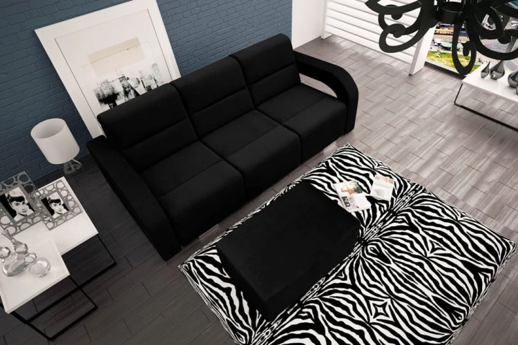 Zestaw tapicerowany Aliss CZARNA 2316 casablanca