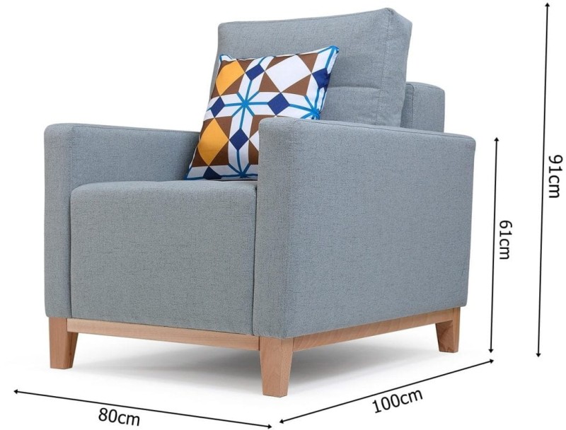 Fotel tapicerowany Ariel Wymiary