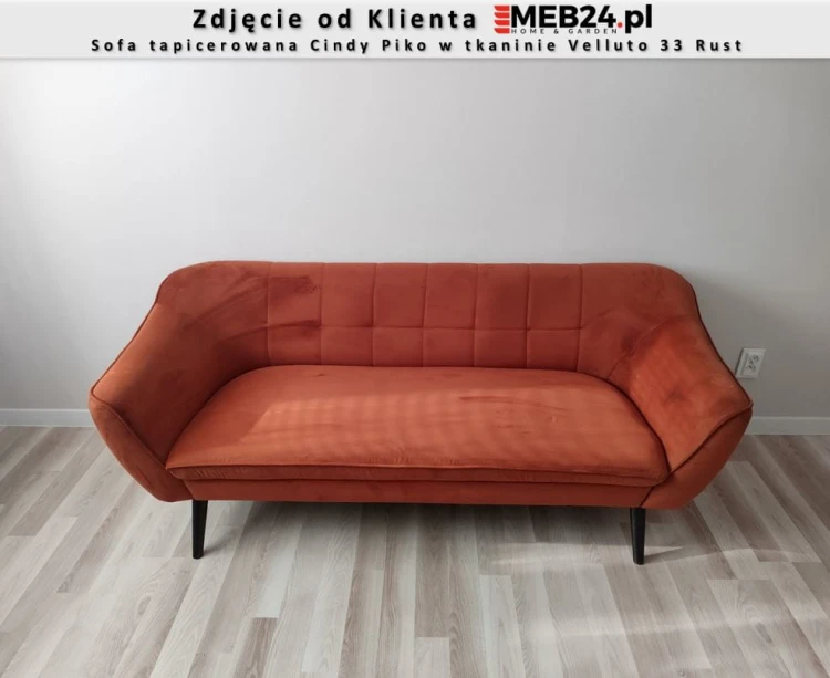 Sofa tapicerowana Cindy Piko w stylu skandynawskim - zdjęcie od klienta