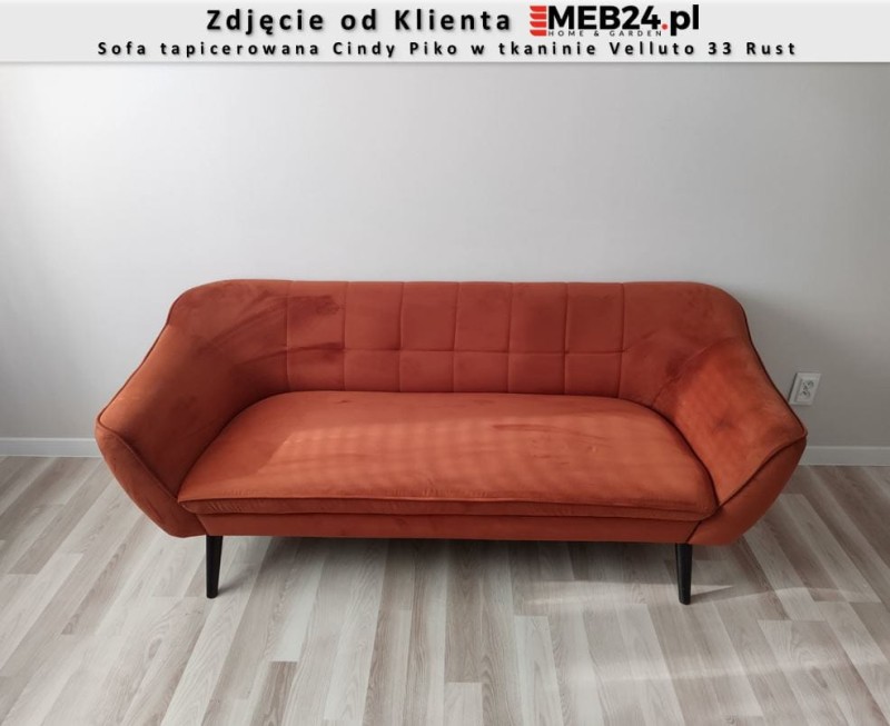 Sofa tapicerowana Cindy Piko w stylu skandynawskim - zdjęcie od klienta