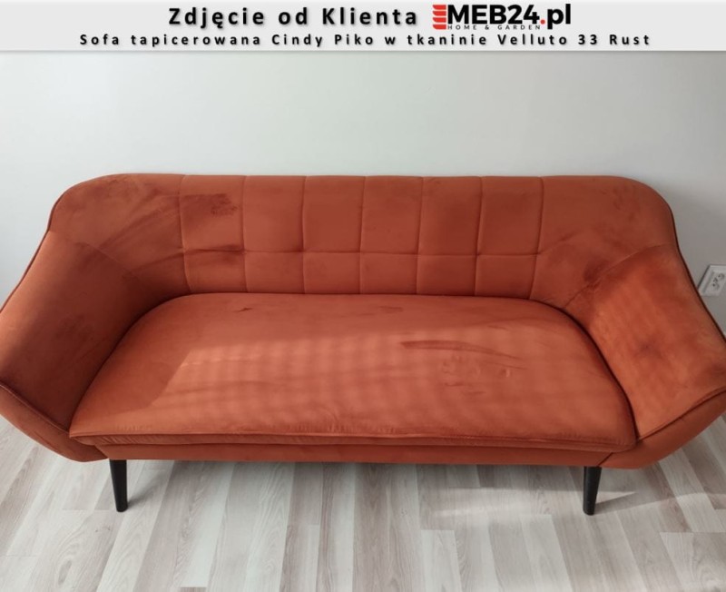 Sofa tapicerowana Cindy Piko w stylu skandynawskim - zdjęcie od klienta