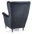 Fotel tapicerowany Lady Velvet czarny Bluvel 19