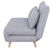 Sofa rozkładana Spike II szara .137