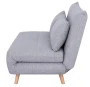 Sofa rozkładana Spike II szara .137