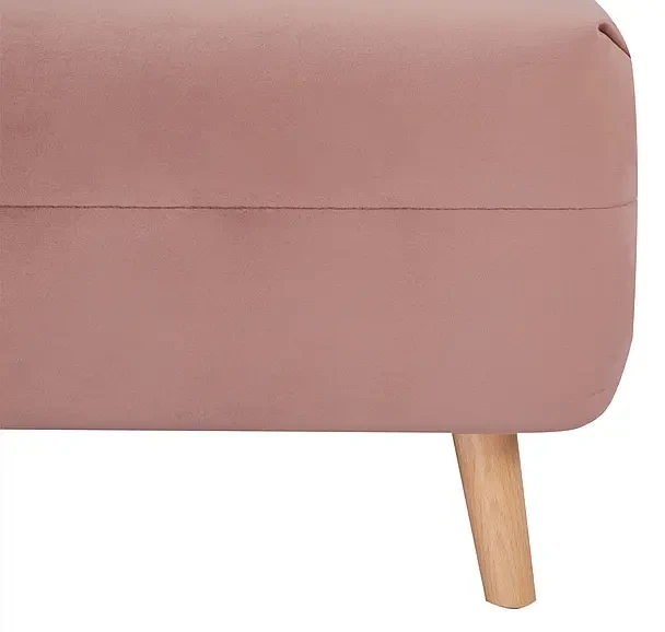 Fotel rozkładany Spike Velvet antyczny róż .182