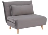 Fotel rozkładany Spike Velvet szary .139