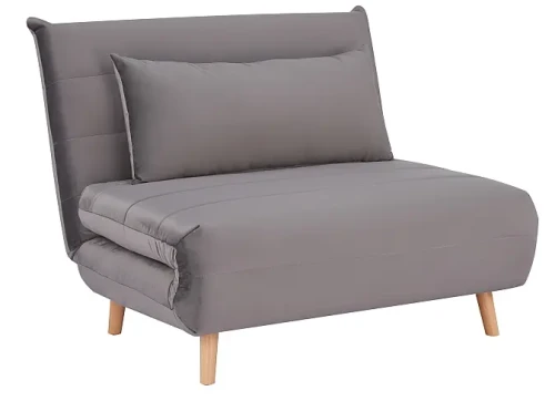 Fotel rozkładany Spike Velvet szary .139