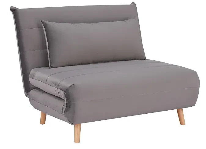 Fotel rozkładany Spike Velvet szary .139
